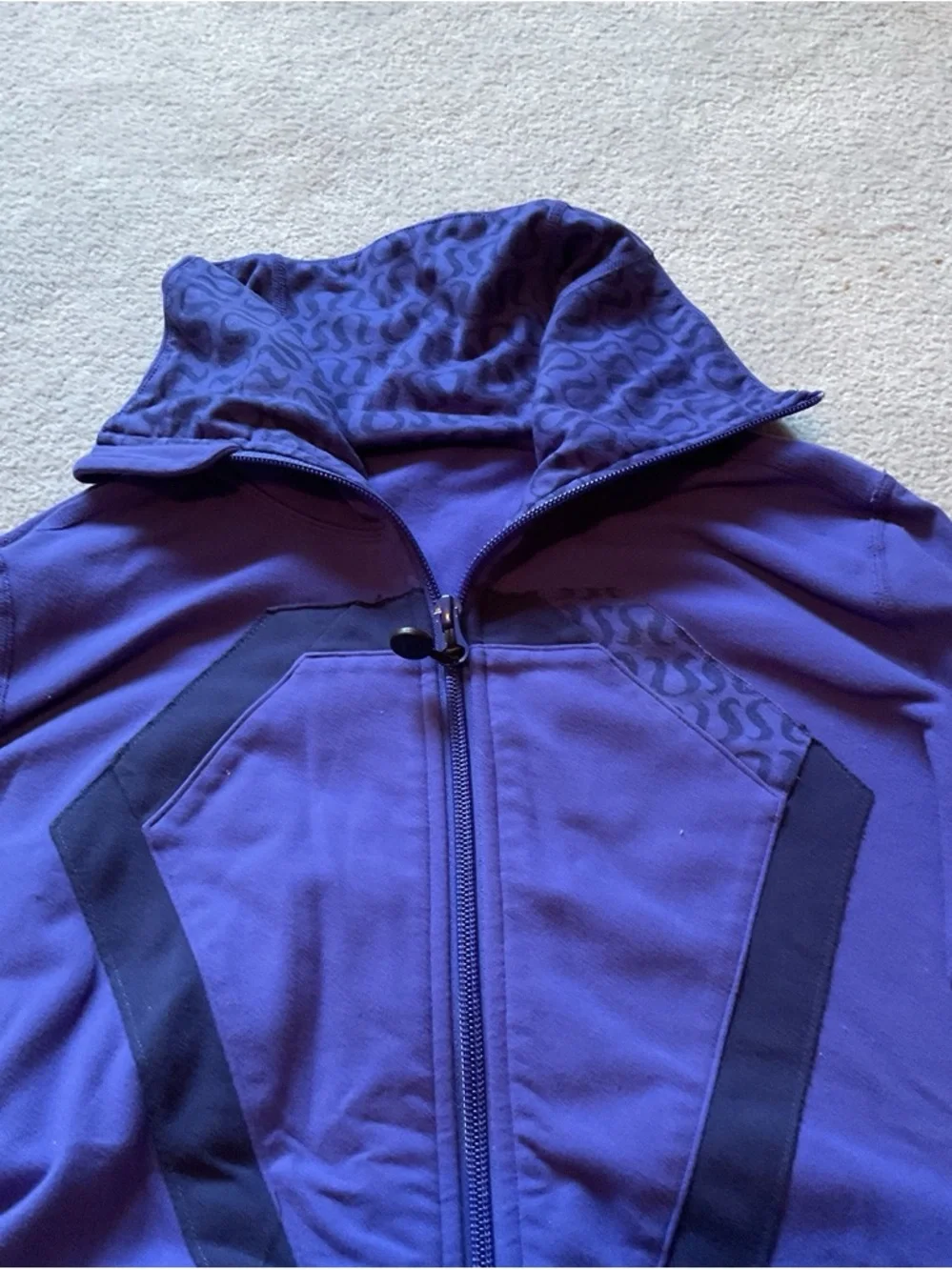 lululemon athletica Purple Hoodie Sweatshirt